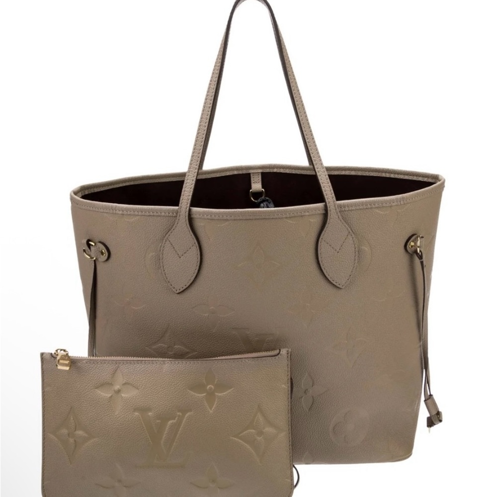 Elegant Taupe Designer Tote Bag